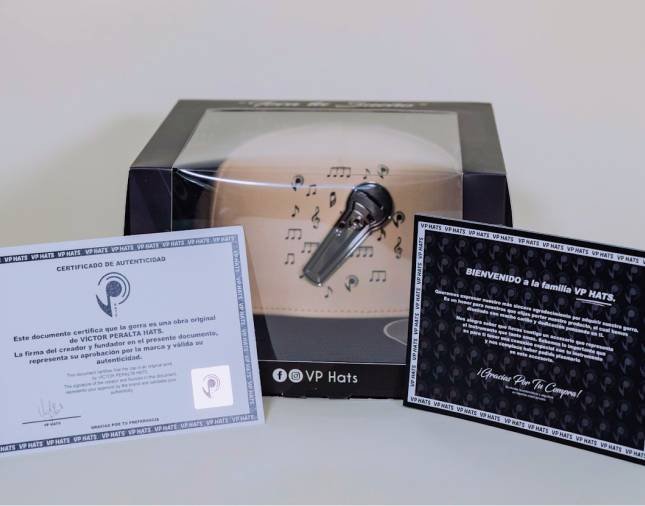 Paquete de gorra Microphone color Caqui